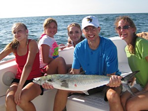 Enjoy some family fun while fishing in Pensacola